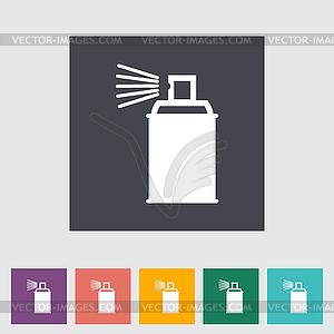 Spray with chemicals - vector image