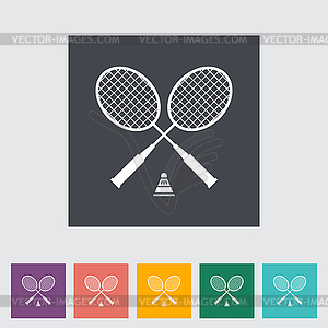 Badminton - vector clip art