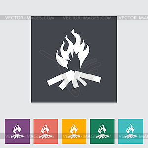 Bonfire - vector image