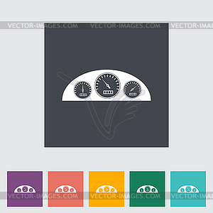 Icon dashboard - vector clipart