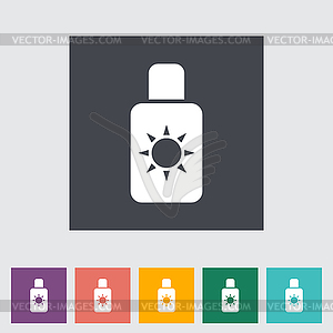 Sunscreen - vector image