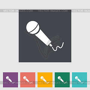 Микрофон - рисунок в векторе