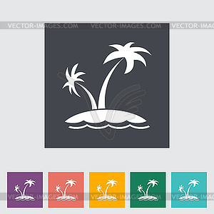 Palm tree - vector clip art