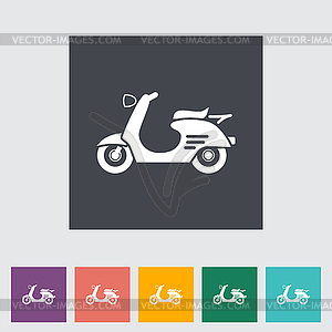 Скутер - векторная иллюстрация
