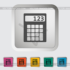 Calculator icon - vector image