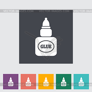 Glue flat icon - vector image