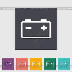 Car battery - vector image