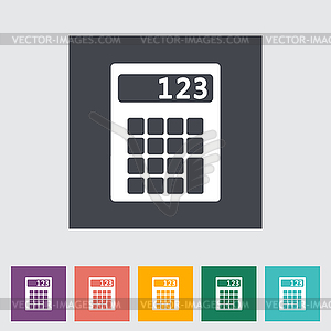 Calculator icon - vector EPS clipart