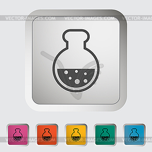 Chemisty icon - stock vector clipart