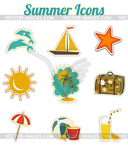 Summer Icons - vector clipart