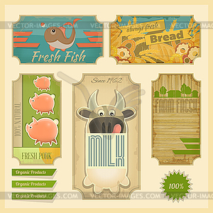 Organic Products - vector clipart