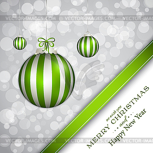 Merry Christmas card - vector clip art