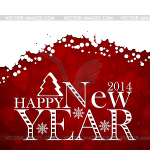 Happy New Year background - vector image