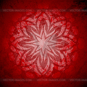 Red gothic background - vector clipart