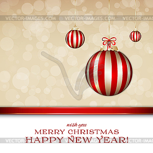 Merry Christmas background - vector image