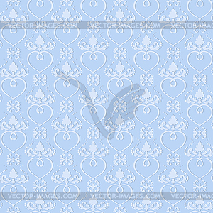 Seamless floral background - royalty-free vector clipart