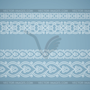 Seamless floral ornament - vector clipart