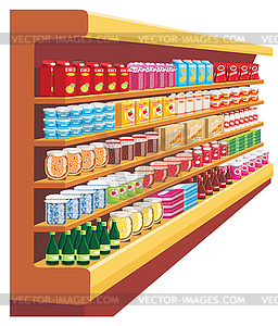 Supermarket - vector clipart