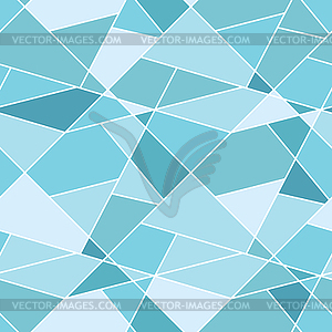 Seamless geometric blue polygonal pattern - abstrac - vector clipart