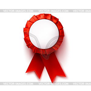 Red label with white text element. Design element. - vector clipart