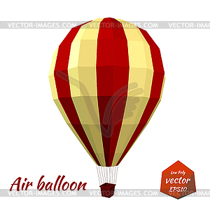 Air balloon . Vacation, travel, flig - vector image