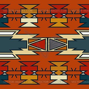 Abstract seamless ethnic Aztec texture.  - vector image