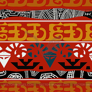 African seamless pattern.  - vector image