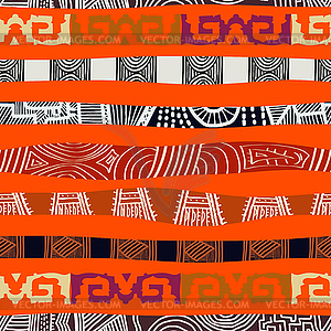 African seamless texture.  - vector image