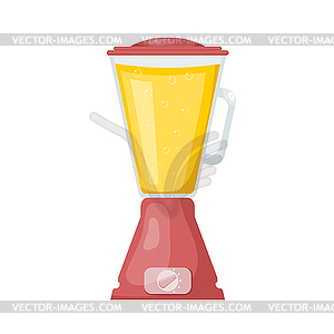 Kitchen blender. Cartoon style - vector clip art