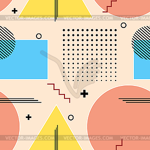 Colorув seamless pattern. Bright geometric pattern  - vector image