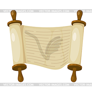 Papyrus. Scroll pap - vector image