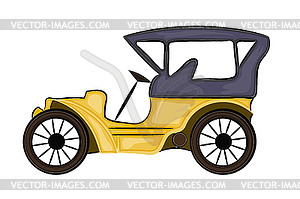 Schematic drawing of abstract vintage c - royalty-free vector image