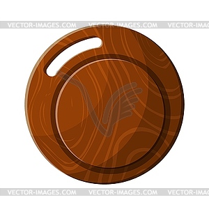 Chopping board. Cartoon style kitchen tool cook - vector clipart / vector image
