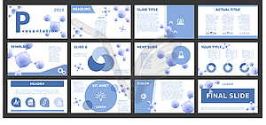 Chemistry backgrounds of digital technology. - vector image