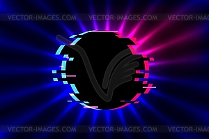 Modern trendy dynamic background cover with - vector clipart