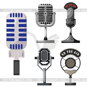radio microphone clip art