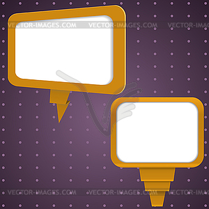 Set of speech bubbles - vector clip art