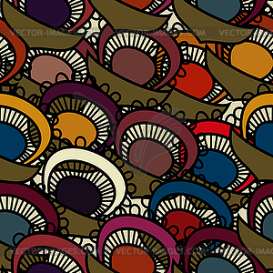 Seamless with floral pattern - vector EPS clipart