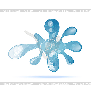 Drop of water. . - vector clip art