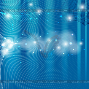 Abstract technical background with glow - vector clipart