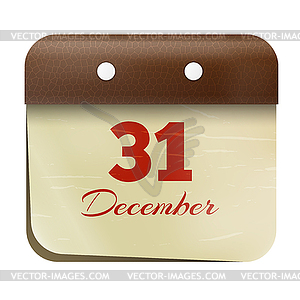 Icon calendar - vector clip art