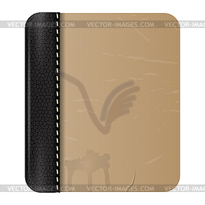 Old notebook - vector image