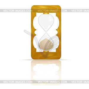 Hourglass - vector image