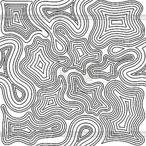 Seamless texture with wavy pattern - vector image