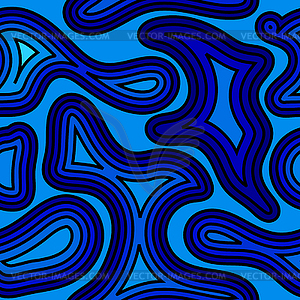 Seamless pattern with sea wave - vector image