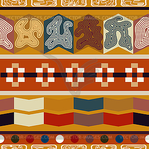 Indian ethnic seamless texture - vector clipart