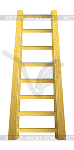 Wooden ladder - vector clipart