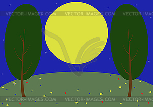 Moon - vector image