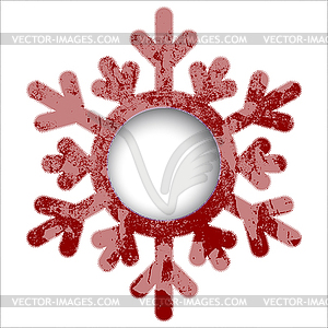 Red Christmas Card - vector clip art