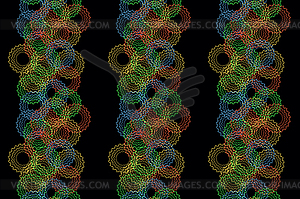 Seamless - color circles - vector image